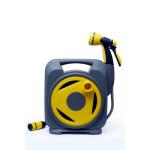 Pad Corp Rolling Hose Reel Retractable Hose Reel Portable Garden Hose Reels, 8 Function Sprayer Nozzle With 12M Hideaway Hose Reel for Gardening